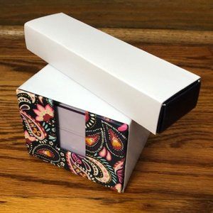 Vera Bradley Paisley Pen and Note Cube SET NWT
